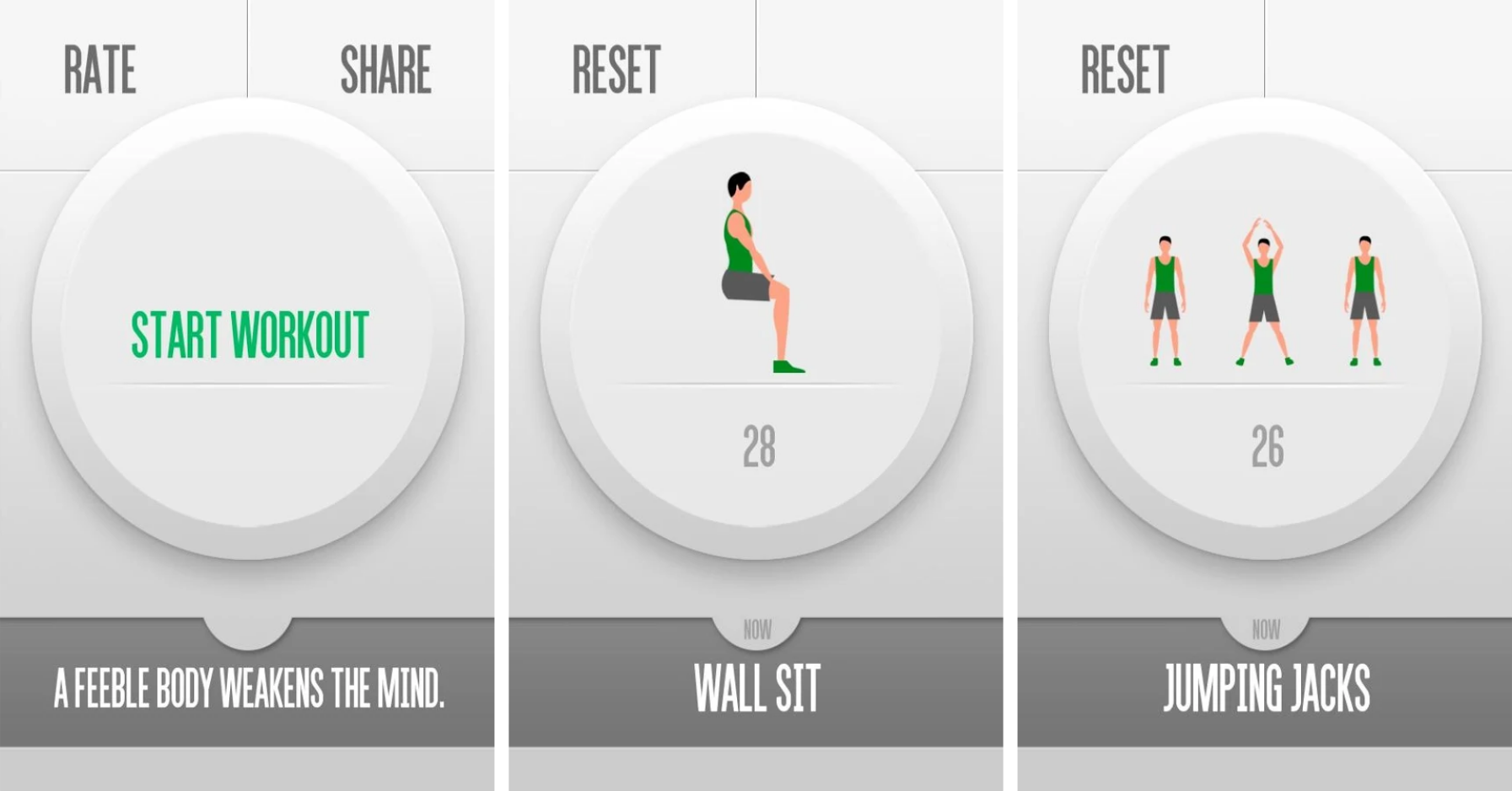 the most minimal 7-minute workout app